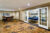 Reception area outside of meeting space with high top table