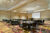 Room with banquet set up
